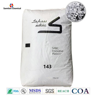 Qualidade  UV Stabilized S-Plastic  143 Polycarbonate Plastic Resin HB 10.5 MFR fábrica