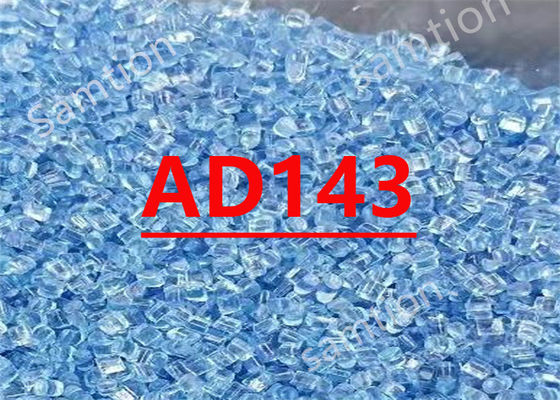 O S-Plastic  AD143 é de viscosidade média, de qualidade de moldagem por injecção e apresenta baixa atracção de poeira.