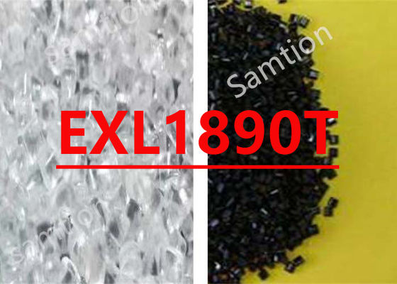 S-Plastic  EXL1890T Policarbonato (PC) Resina de copolímero de siloxano é uma resina de moldagem por injeção transparente de grau de contato com alimentos