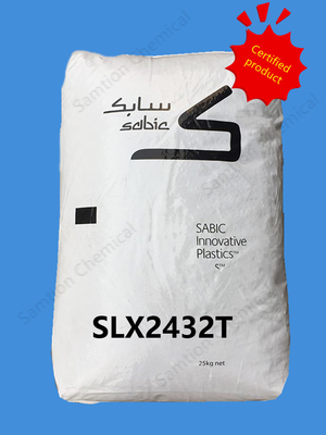 S-Plastic Lexan SLX2432T Estabilização UV reforçada de viscosidade média e agente de liberação adicionado.