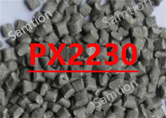 S-Plastic Noryl PX2230 O NORYL PX2230 é um material reforçado com fibra de vidro curta de 7%, com um HDT/A de 110 oC, de acordo com a norma ISO 75.