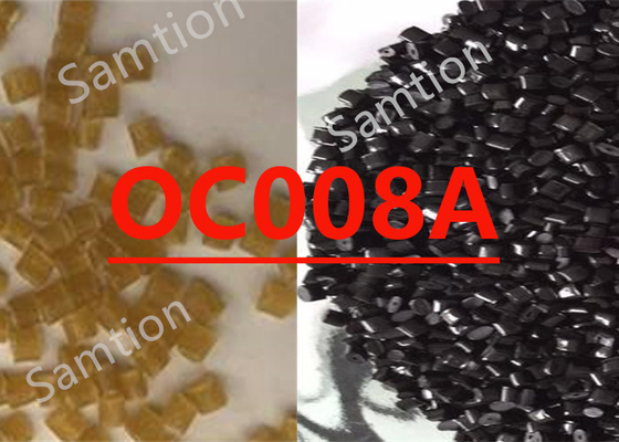 S-Plastic Thermocomp OC008A é um composto à base de Sulfeto de Polifenileno ramificado contendo Fibra de Carbono.