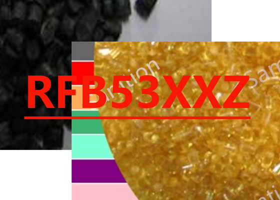 A resina S-Plastic Thermocomp RFB53XXZ é um composto à base de resina Nylon 66 contendo fibra de vidro, vidro moído.