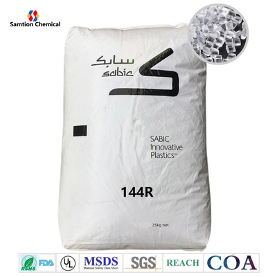 FDA S-Plastic Lexan 144R Resina plástica de policarbonato HB MFR 10.5 Liberação interna de mofo