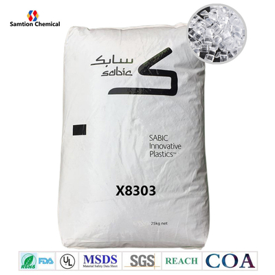 Temperatura de processamento plástica de Xylex X8303 das pelotas da resina do ANIMAL DE ESTIMAÇÃO de S-Plastic do ALCANCE baixa, fluxo alto com impacto excelente